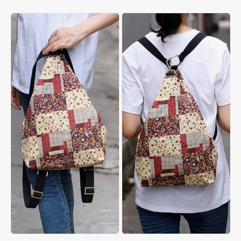 Black Butterfly Patchwork Boho Backpack For Women - image 6